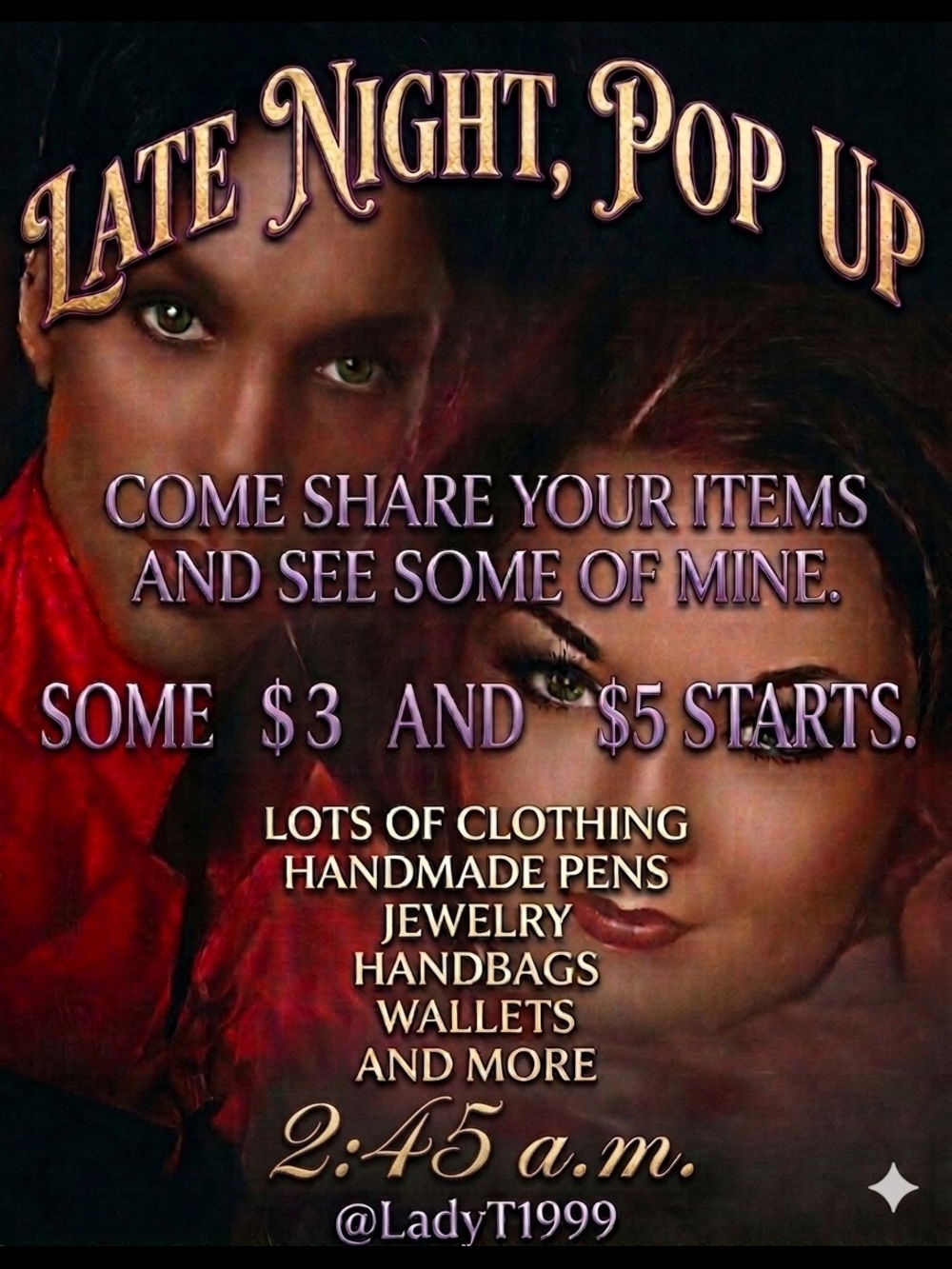 LATE NIGHT POP-UP ❤️💋💥🔥